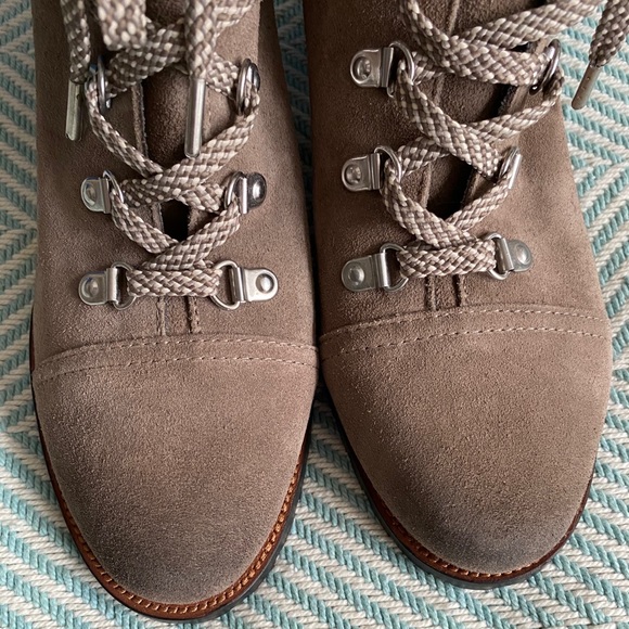 Sam Edelman Manchester Suede Lace-Up Ankle Boots - Picture 4 of 12